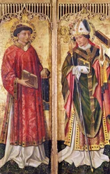 聖ステファンと聖ブレイズ、ピエールラップの祭壇画、1450年頃
